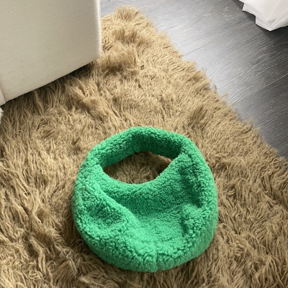 Handbags - Green Sherpa Hand bag